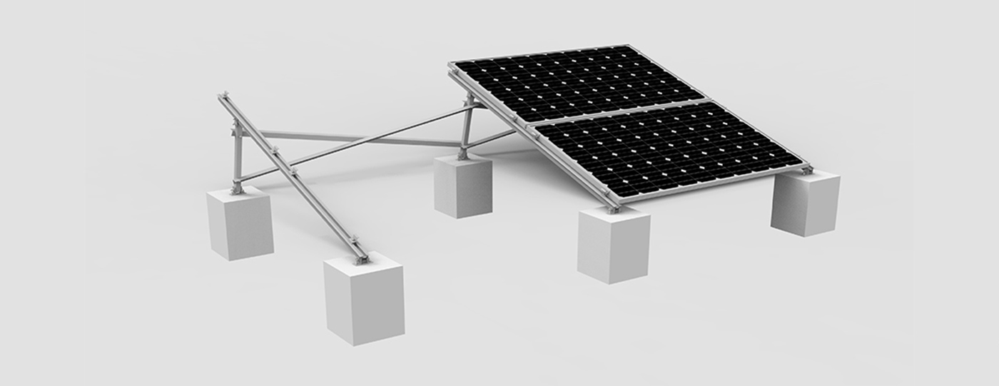 ATV-Dreieck-Solarmontagesystem