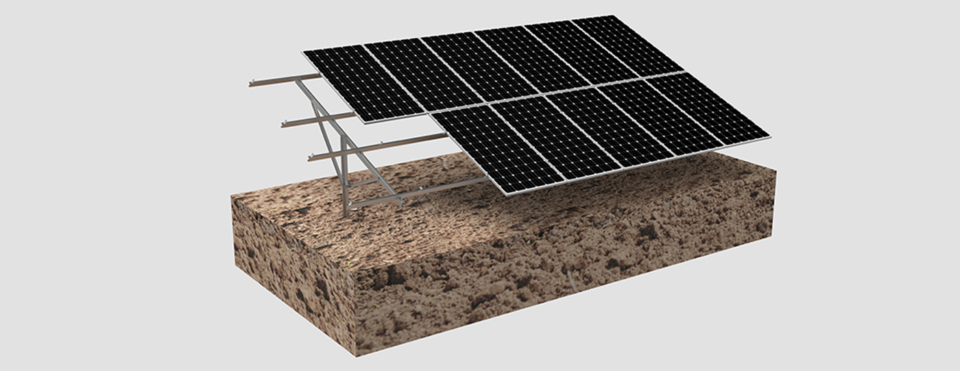 SP Pile Ground Solar-Montagesystem