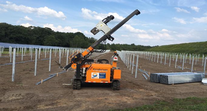 Mechanisierte Installation und Zeitersparnis