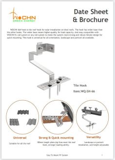 WOCHN Ziegeldachhaken 66# Prospekt