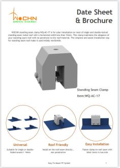 WOCHN Stehfalzklemme 17# Broschüre