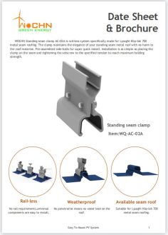 WOCHN Stehfalzklemme 02A# Prospekt