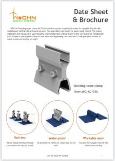 WOCHN Stehfalzklemme 03A# Broschüre