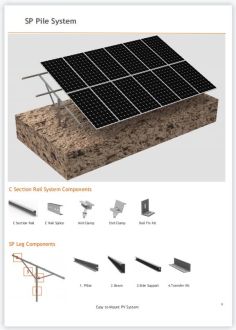 SP Broschüre zum Bodensolar-Montagesystem